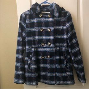 Plaid children coat